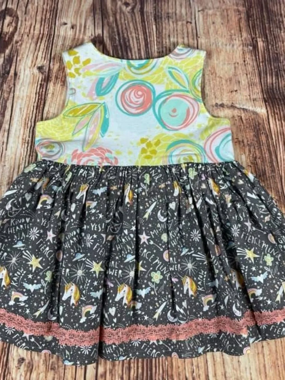 Kaitshake Designs Unicorn + Girl Power Sara Top
